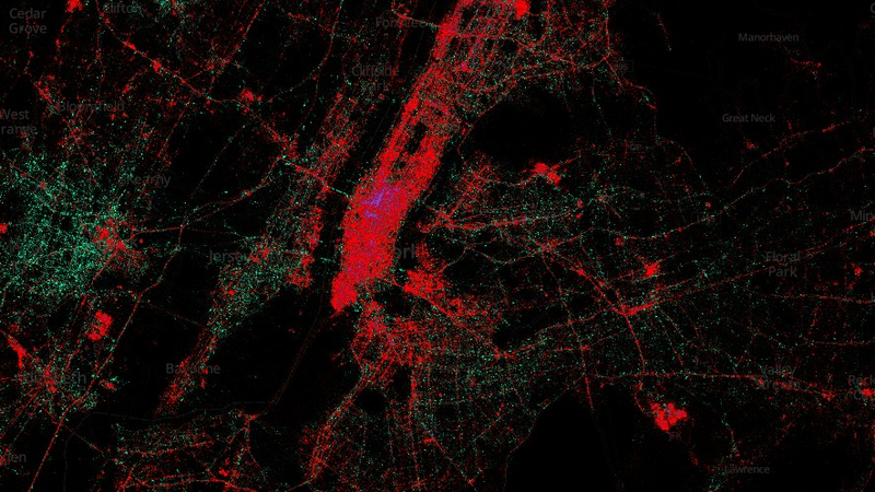 Illustration for article titled iPhone Versus Android Mapped Across the Entire World